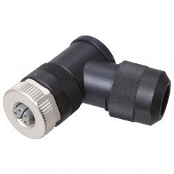 Female connector, field-attachable V15L-W-BK