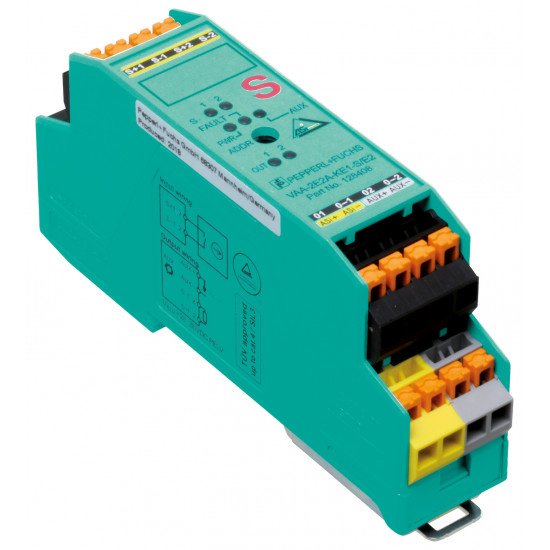 AS-Interface safety module VAA-2E2A-KE1P-S/E2 AS-Interface safety module VAA-2E2A-KE1P-S/E2