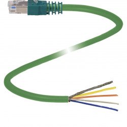 Cable connector, Ethernet V45-G-C5-GN10M-PUR-E1S Cable connector, Ethernet V45-G-C5-GN10M-PUR-E1S
