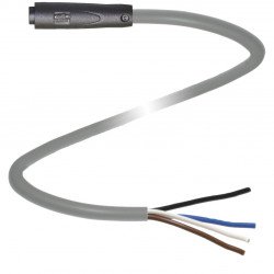 Female cordset V31-GR-10M-PUR