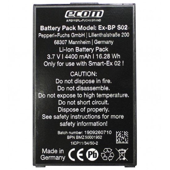 Battery pack Ex-BP S02 Battery pack Ex-BP S02