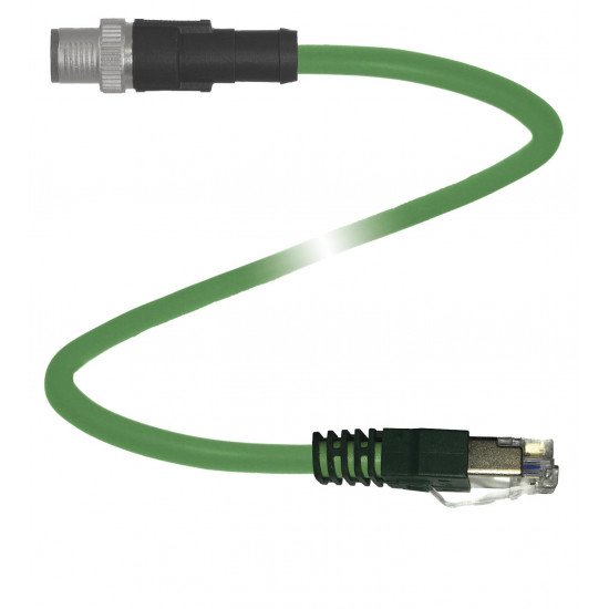 Connection cable, Ethernet V19S-G-GN5M-PUR-ABG-V45-G Connection cable, Ethernet V19S-G-GN5M-PUR-ABG-V45-G