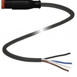 Female cordset DT4S-G-BK1,5M-PUR-O1