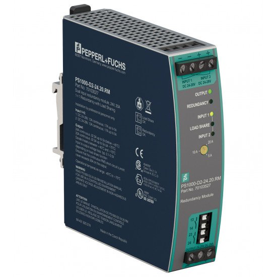 Redundancy Module PS1000-D2-24.20.RM Redundancy Module PS1000-D2-24.20.RM