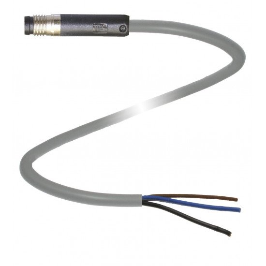 Cable connector V3S-GR-2M-PVC
