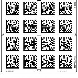 Metal Data Matrix tag PGV-CTM-4x4