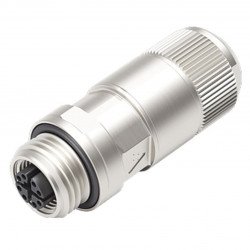 Female connector, field-attachable V19X-G-ABG