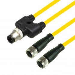 Y connection cable V1-G-YE0,3M-PUR-A1-T-V1-G Y connection cable V1-G-YE0,3M-PUR-A1-T-V1-G