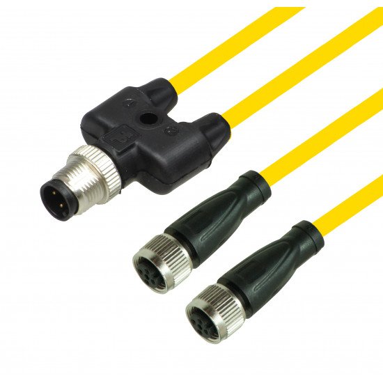 Y connection cable V1-G-YE0,3M-PUR-A1-T-V1-G Y connection cable V1-G-YE0,3M-PUR-A1-T-V1-G
