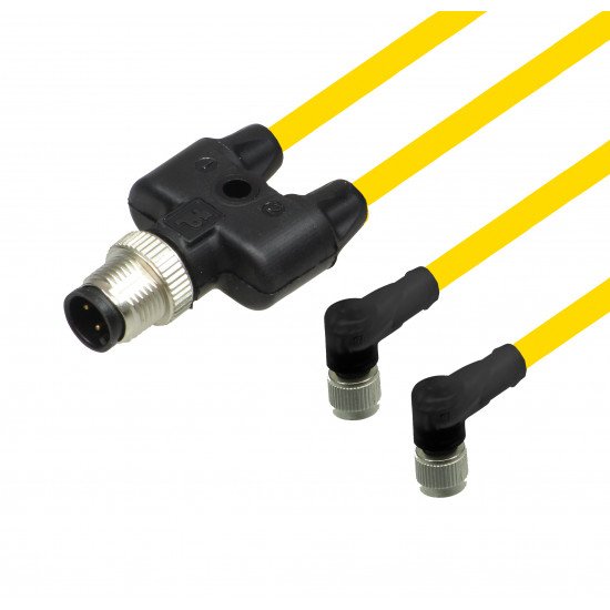 Y connection cable V1-W-YE0,6M-PUR-A1-T-V1-G Y connection cable V1-W-YE0,6M-PUR-A1-T-V1-G