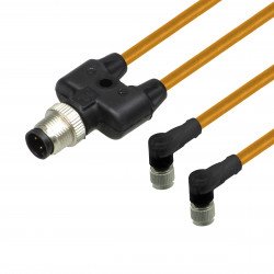 Y connection cable V1-W-OR0,3M-POC-T-V1-G Y connection cable V1-W-OR0,3M-POC-T-V1-G