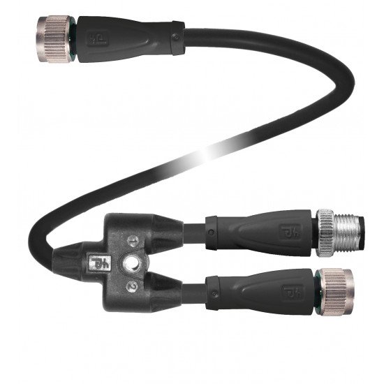 Y connection cable V15S/V15-G-0,2-PUR-U-TEE-V15-G Y connection cable V15S/V15-G-0,2-PUR-U-TEE-V15-G