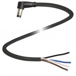 Cable connector V31S-WR-BK1M-PUR-U Cable connector V31S-WR-BK1M-PUR-U