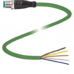 Cable connector, Ethernet V1SD-G-GN10M-PUR-E1S Cable connector, Ethernet V1SD-G-GN10M-PUR-E1S