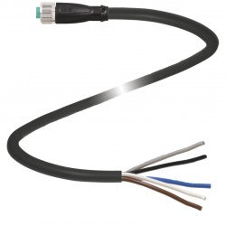 Female cordset V311-GM-BK1M-PUR-U