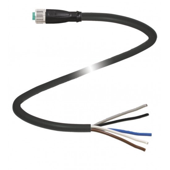 Female cordset V311-GM-BK1M-PUR-U