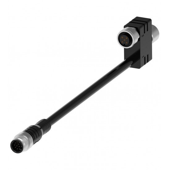 Y connection cable V19S-0,15M-PUR/V15-T-V19-VOS Y connection cable V19S-0,15M-PUR/V15-T-V19-VOS