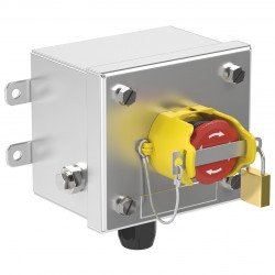Control Unit Ex e, Stainless Steel, Emergency Stop Button LRS1.B.E4MZPR.B.1