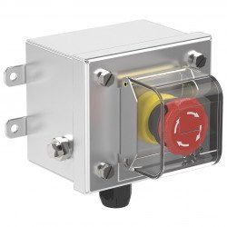 Control Unit Ex e, Stainless Steel, Emergency Stop Button LRS1.B.E4MZAR.B.1