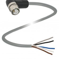 Female cordset V15L-W-1,5M-PUR-U7