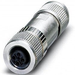 Female connector, field-attachable V1D-G-ABG-PG9-Q3