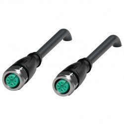 Connection cable V1-GV4A-BK12,5-PUR-U-V1-GV4A-Y