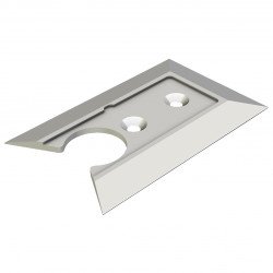 Drive-over profile rail PGV-PR-SM-END