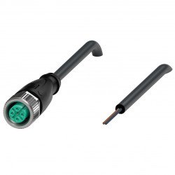 Female cordset V1-G-BK3M-PUR-U-Y260703