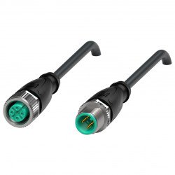 Connection cable V1-G-BK0,3M-PUR-U-V1-G