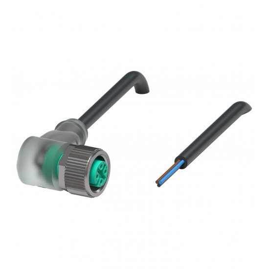 Female cordset V1-W-E2-BK2M-PUR-U