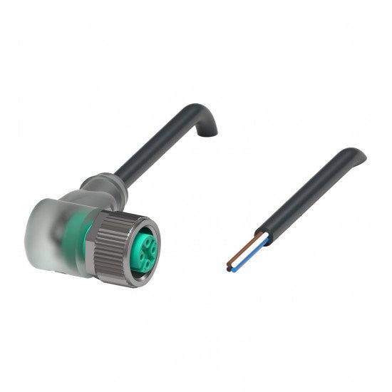 Female cordset V1-W-E8-BK15M-PUR-U