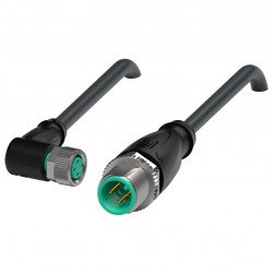 Connection cable V3-WM-BK0,6M-PUR-U-V11-G