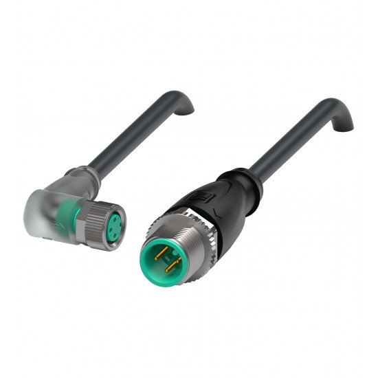 Connection cable V3-WM-E2-BK0,3M-PUR-U-V11-G