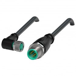 Connection cable V31-WM-BK0,6M-PUR-U-V1-G Connection cable V31-WM-BK0,6M-PUR-U-V1-G