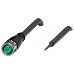 Cable socket, shielded V15-G-BK10M-PUR-O2/CAN