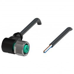 Female cordset V1-W-BK5M-PVC-U