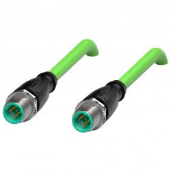 Connection cable, Ethernet V1SD-G-GN10M-PUR-E1S-V1D-G Connection cable, Ethernet V1SD-G-GN10M-PUR-E1S-V1D-G