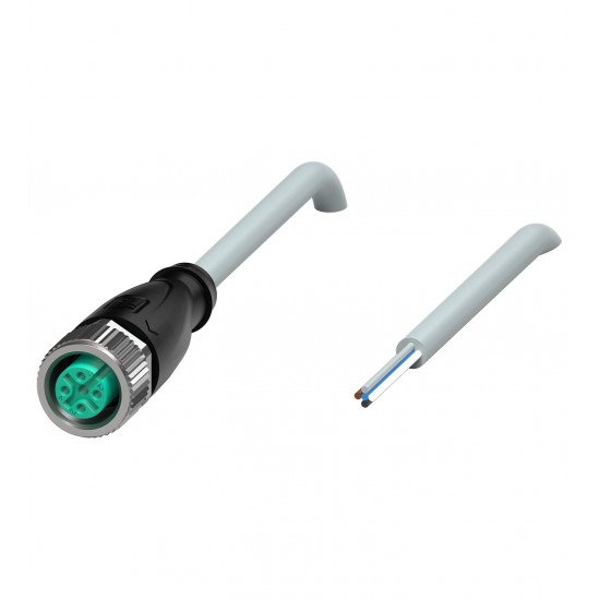 Female cordset V15-G-2M-PUR