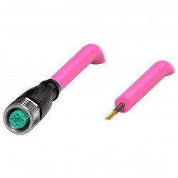 Cable socket, shielded V15B-G-10M-PUR-ABG