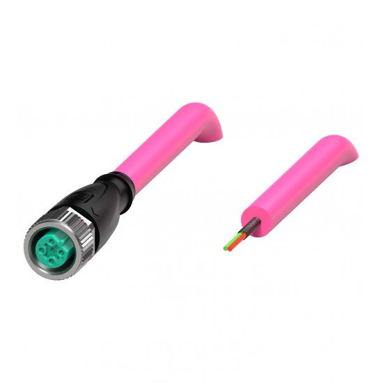 Cable socket, shielded V15B-G-2M-PUR-ABG