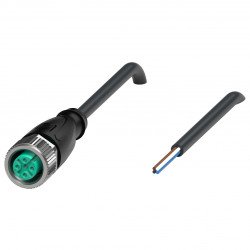 Female cordset V1-G-BK3M-PUR-A