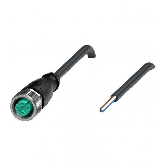 Female cordset V1-G-BK2M-PUR-A Female cordset V1-G-BK2M-PUR-A