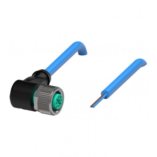 Cable connector, NAMUR V1-W-N-2M-PUR