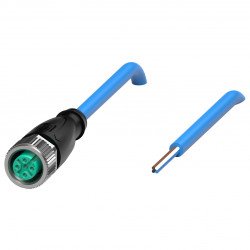 Cable connector, NAMUR V1-G-N4-BU40M-PUR-N1 Cable connector, NAMUR V1-G-N4-BU40M-PUR-N1