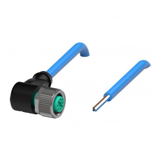Cable connector, NAMUR V1-W-N4-20M-PUR