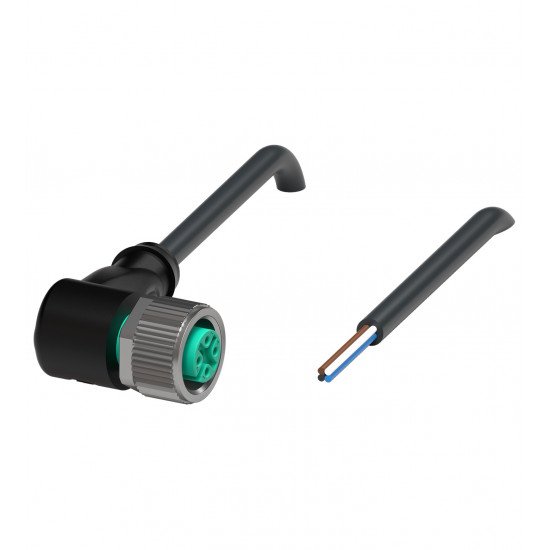 Female cordset V1-W-BK8M-PUR-A