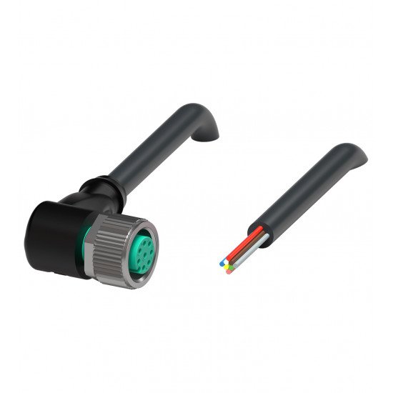 Female cordset V19-W-BK15M-PUR-U