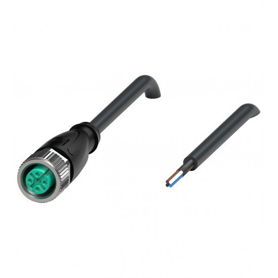 Cable socket, shielded V1-G-BK10M-PUR-U/ABG