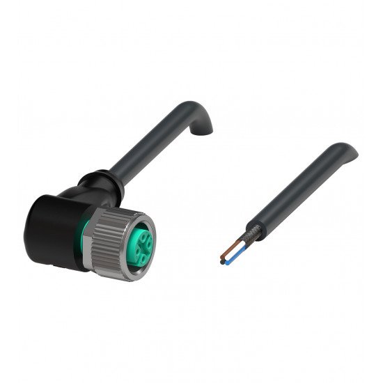 Cable socket, shielded V1-W-BK5M-PUR-U/ABG