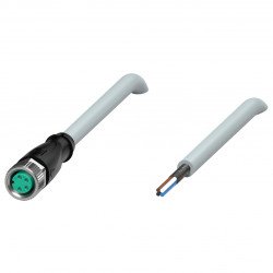 Cable socket, shielded V31-GM-1,5M-PUR-ABG Cable socket, shielded V31-GM-1,5M-PUR-ABG